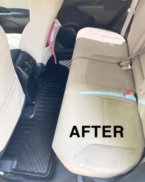 After - Seat Cleaning