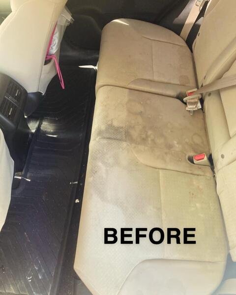 Before - Seat Cleaning